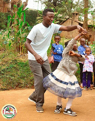 Mentorship session with children